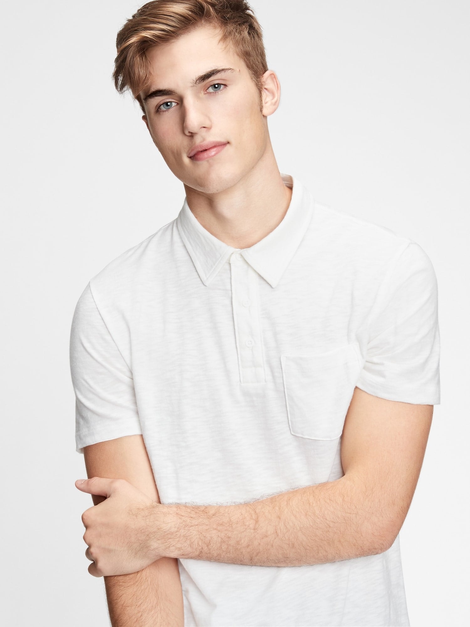 gap white polo