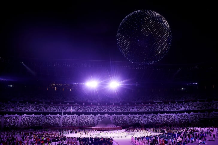 2021 Olympics Opening Ceremony: Drones Form a Planet in the Sky | 2021 ...