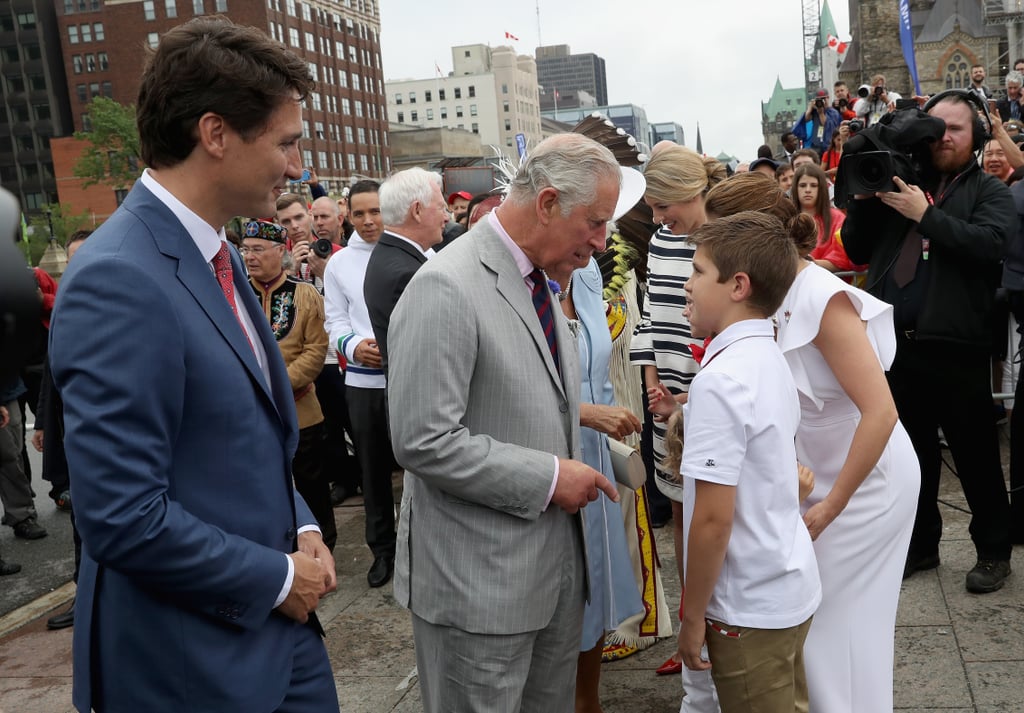Justin Trudeau and Family at Canada Day 2017