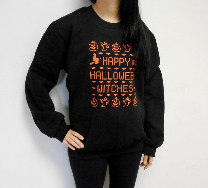 Happy Halloween Witches Crew Neck | 44 
