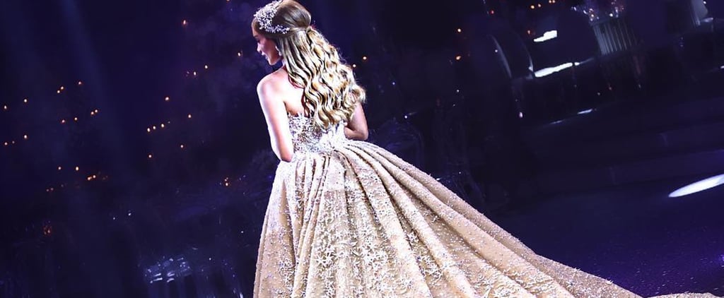 Lebanese Bride's Star-Embellished Zuhair Murad Wedding Dress