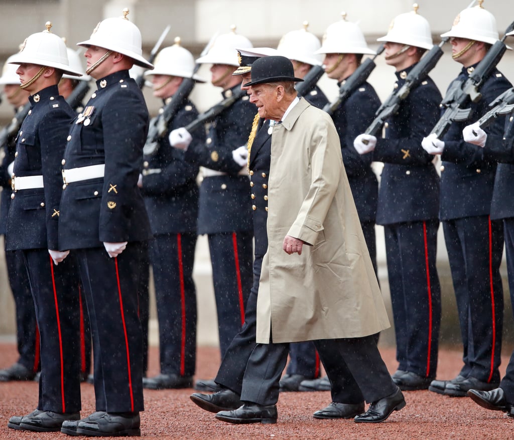 The Queen's husband is up there in height with other men.