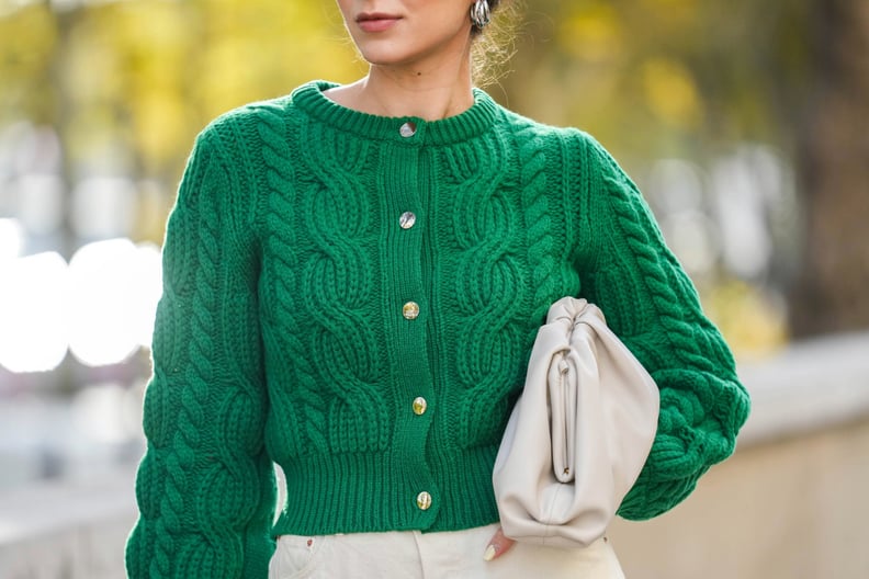 Target green cardigan top