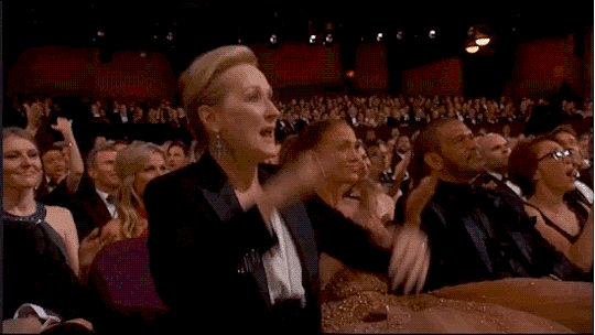 Meryl Streep Gives Women a Standing Ovation