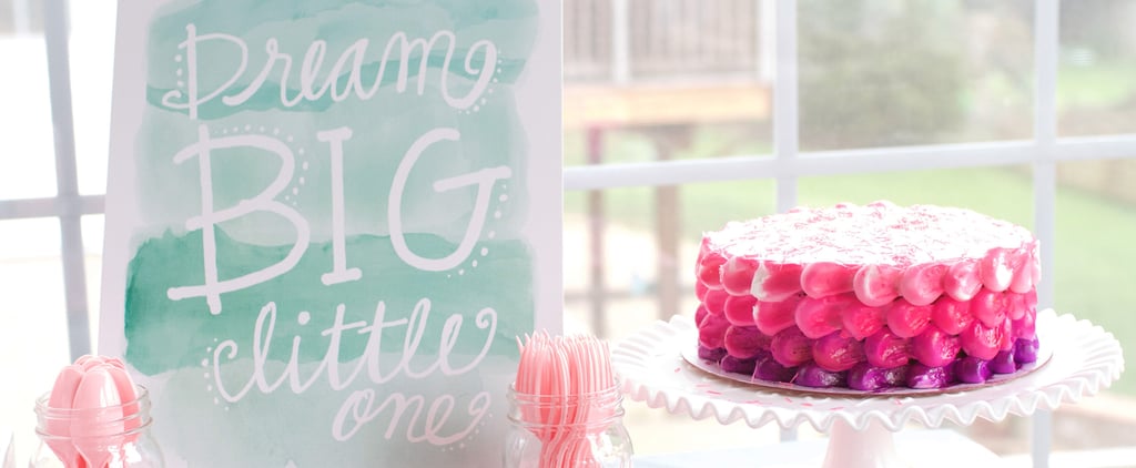 Watercolor-Inspired Gender Reveal Party