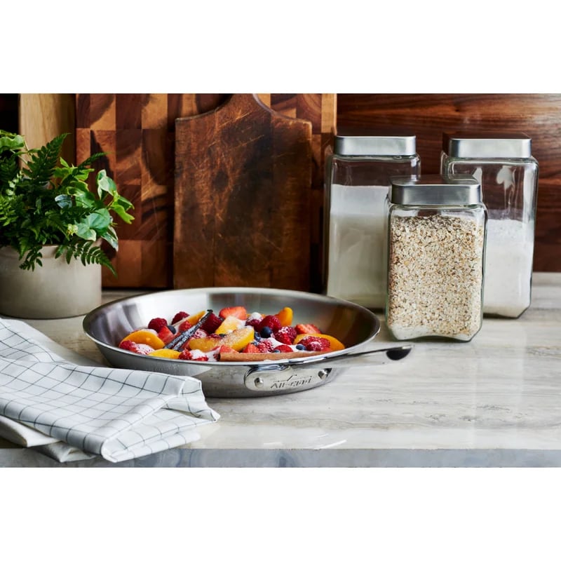 Kitchen: All-Clad D3 Stainless Frying Pan With Lid
