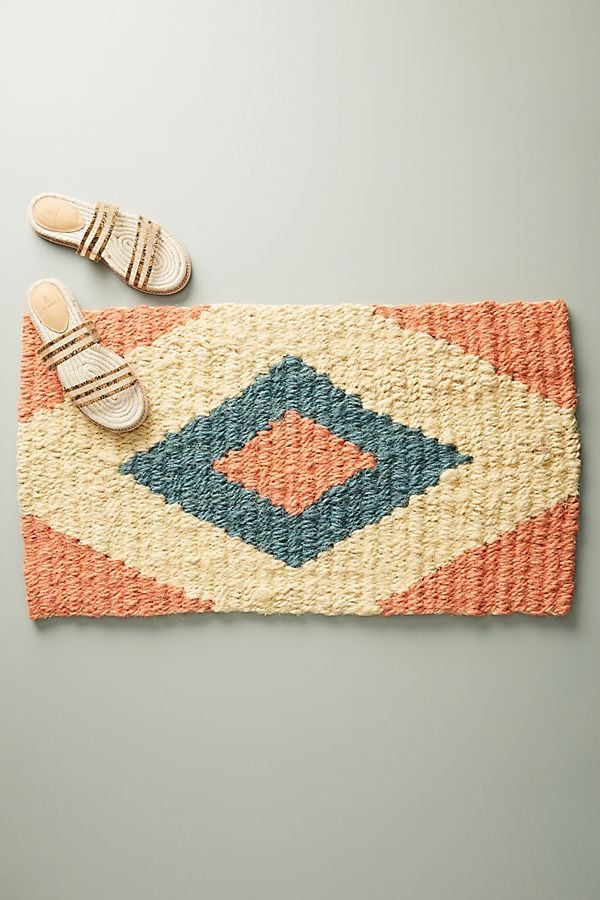 Coral Diamond Doormat