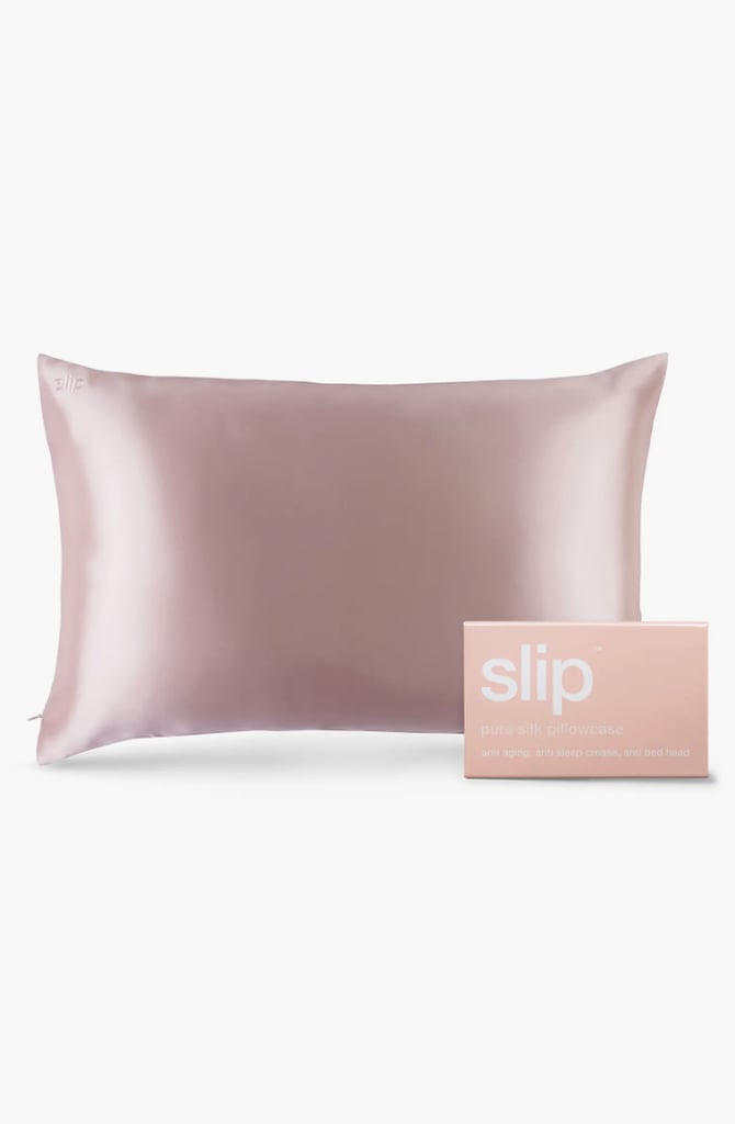 Slip Pure Silk Pillowcase ($115)
I'm going to be honest: when I first bought the Slip silk pillowcase, it was purely for aesthetic reasons. I heard it reduces friction, which curbs hair breakage, and keeps your moisturizer from rubbing off as it's less absorbant and rough than cotton. Imagine my surprise when it also made breathing easier at night as its dense structure is hard for dust mites to penetrate. Win win!