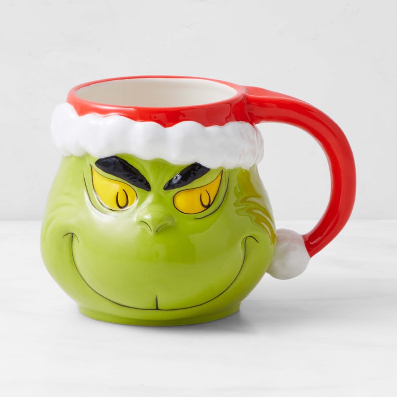 A Grinch Mug: Williams Sonoma The Grinch Figural Mug