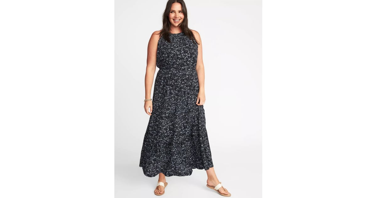 old navy halter maxi dress