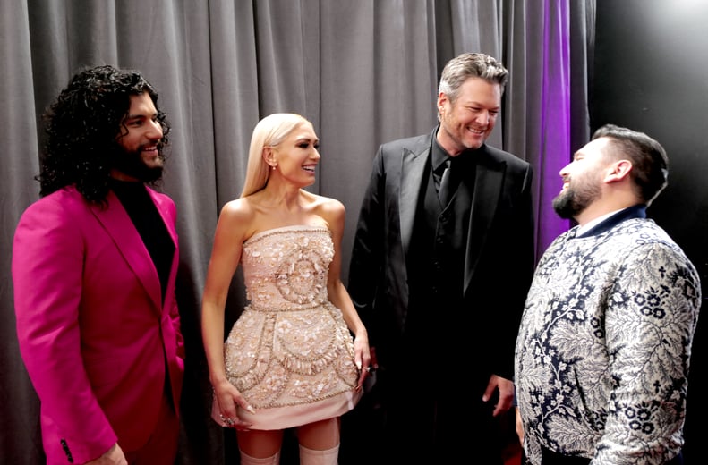 Dan Smyers, Gwen Stefani, Blake Shelton, and Shay Mooney at the 2020 Grammys