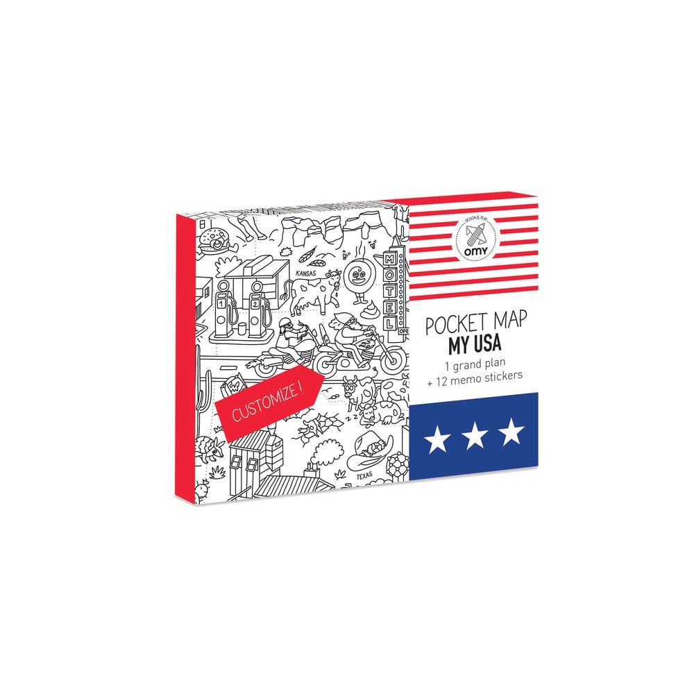 Ease the boredom of holiday travel with this USA Coloring Pocket Map ($10). It's small enough for your little one to tuck it into his or her pocket, yet entertaining enough for the whole family to enjoy.