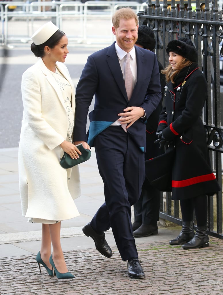 Meghan Markle White Hat at Commonwealth Day