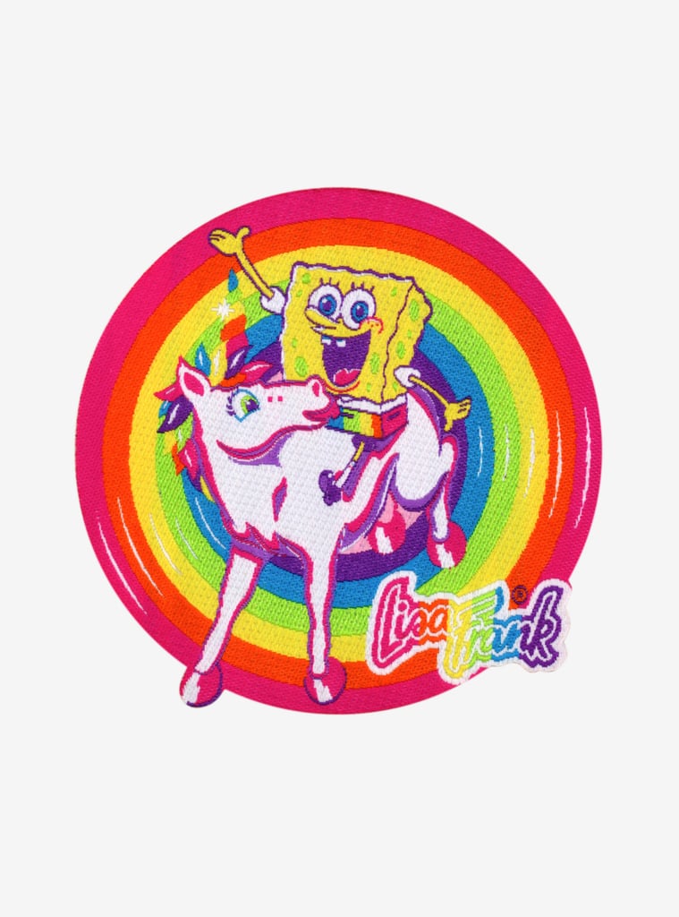 Lisa Frank x SpongeBob Iron-On Patch ($5)