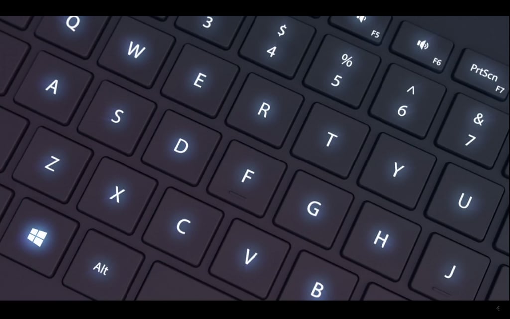 The "perfect" backlight and quiet keyboard.