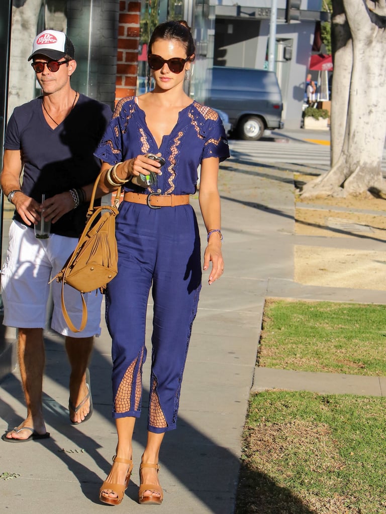 Alessandra Ambrosio's Street Style October 2015