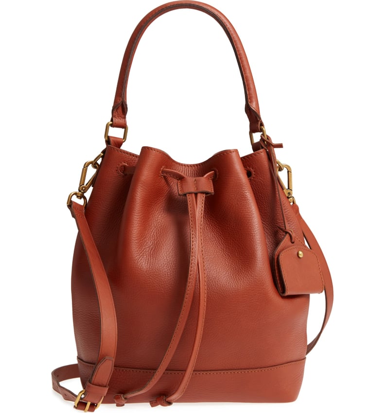 Madewell Lafayette Leather Bucket Bag