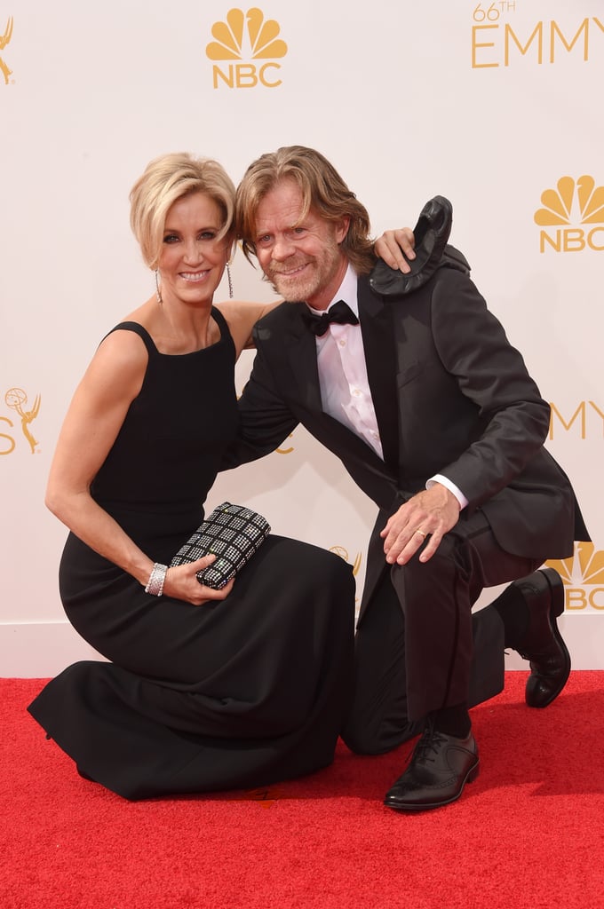 After 17 years of marriage, Felicity Huffman and William H. Macy were too cute on the carpet.