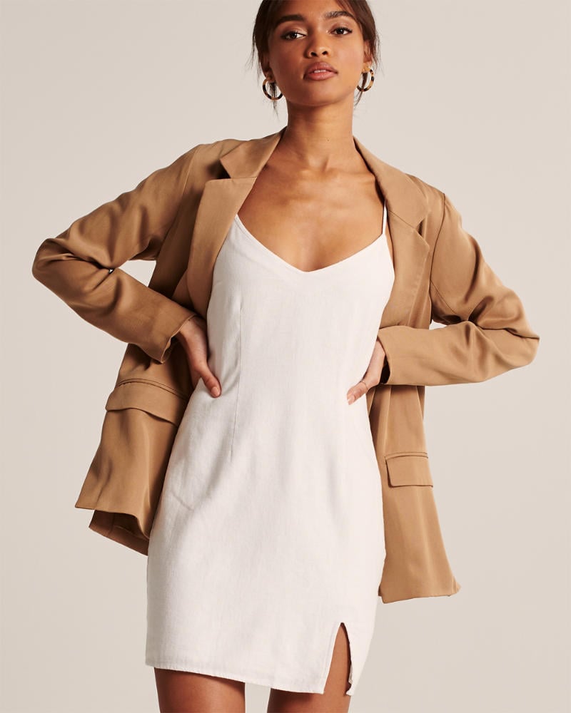 Abercrombie Women's Linen-Blend Slip Dress