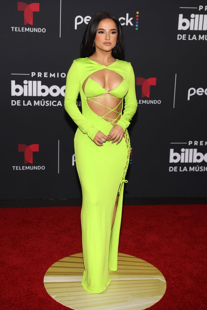 Becky G's Neon Dress at the Billboard Latin Music Awards