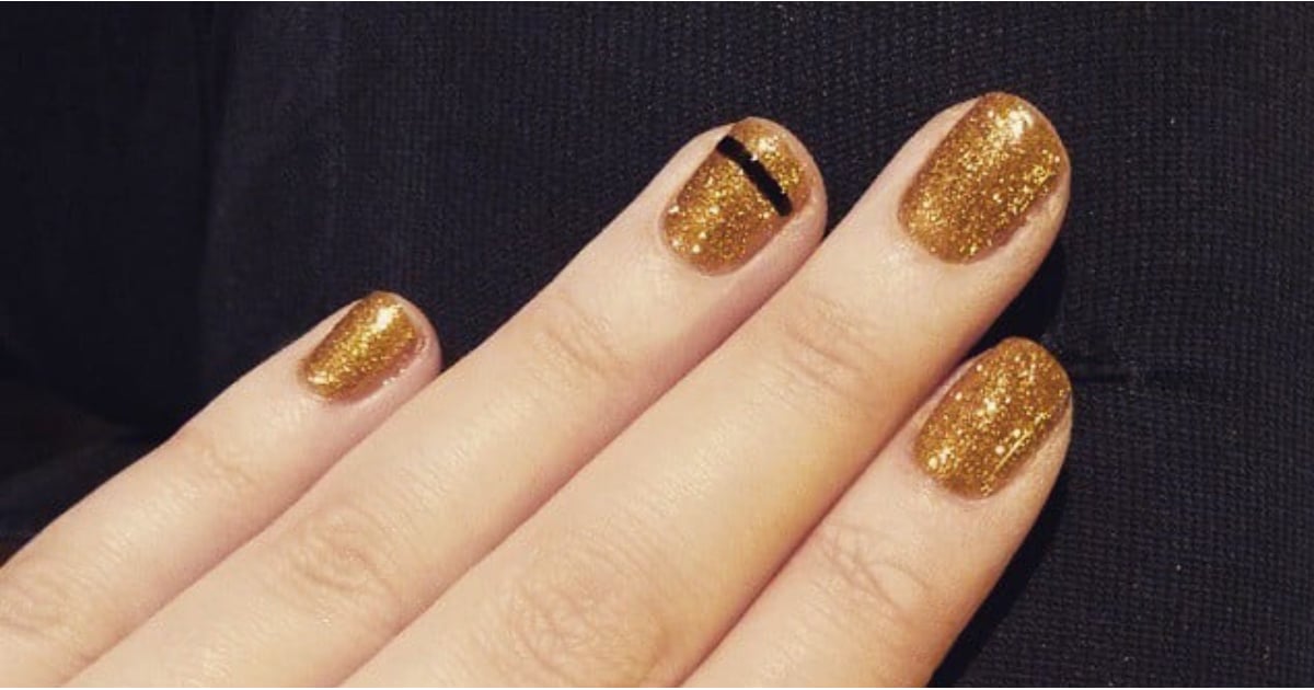 2. Black and Gold Nails for NYE - wide 8