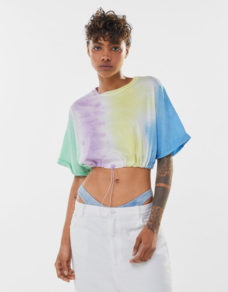 Bershka Cropped T-Shirt