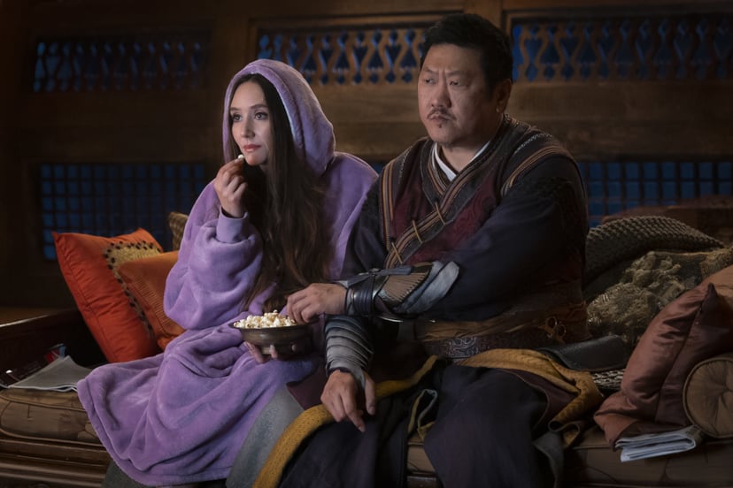 Patty Guggenheim as Madisynn and Benedict Wong as Wong