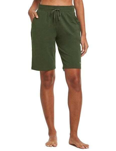 Baelef Cotton Straight Leg Pocketed Weekend Bermuda Shorts
