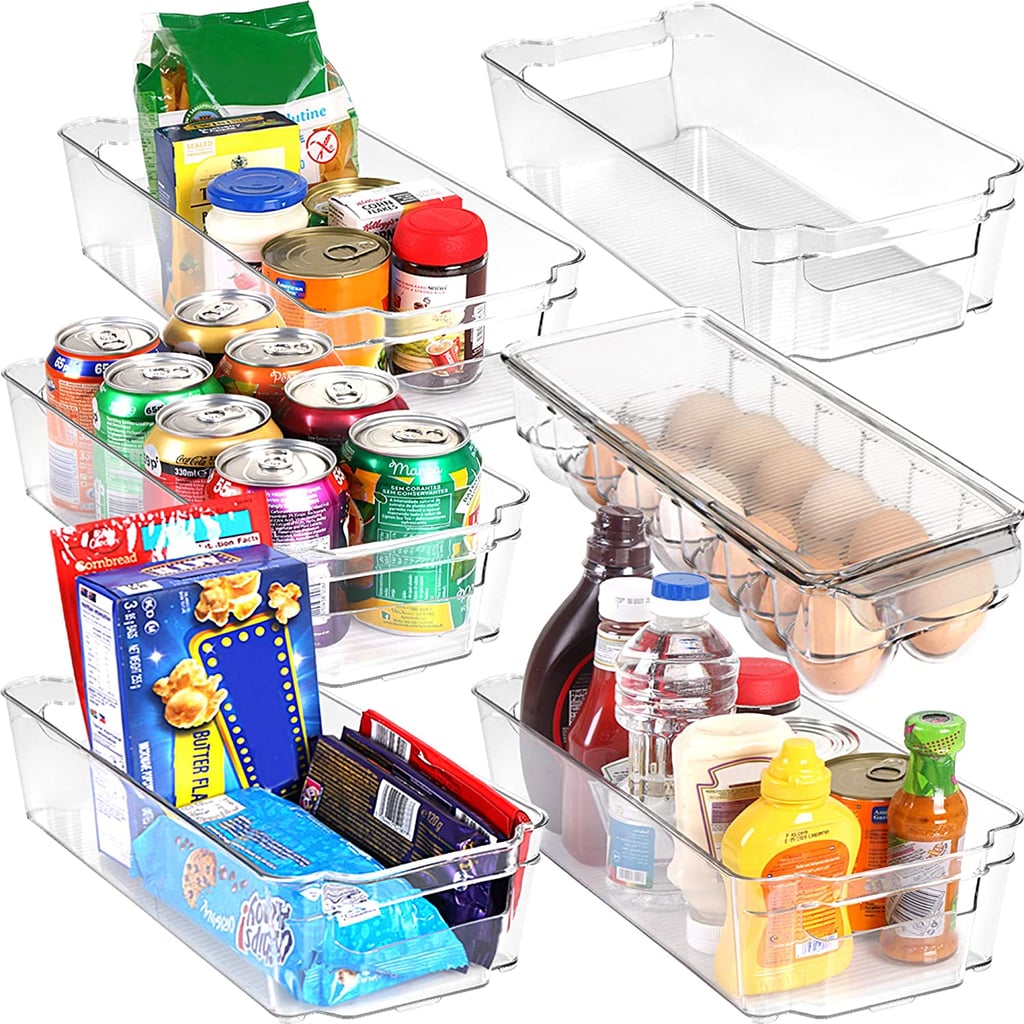 Set of 6 Refrigerator Pantry Organisers