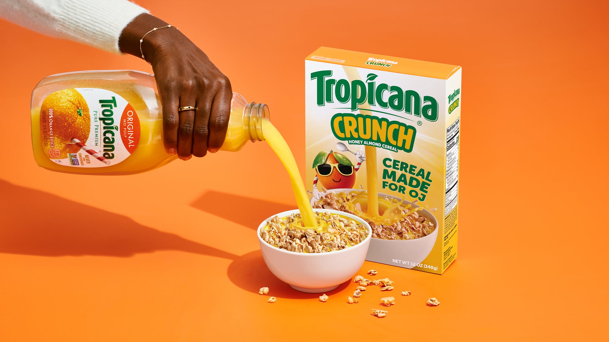 New Tropicana Cereal Made To Eat With Orange Juice Review Popsugar Fitness