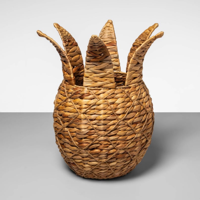 Pineapple Shaped Water Hyacinth Woven Basket