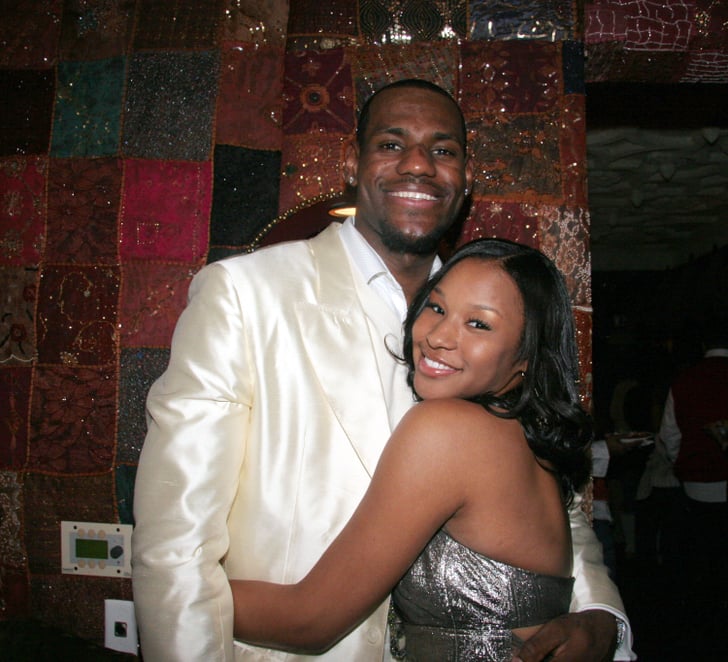 2002 LeBron and Savannah James Meet in High School LeBron and