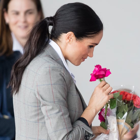 Meghan Markle Australia Royal Tour Ponytail October 2018