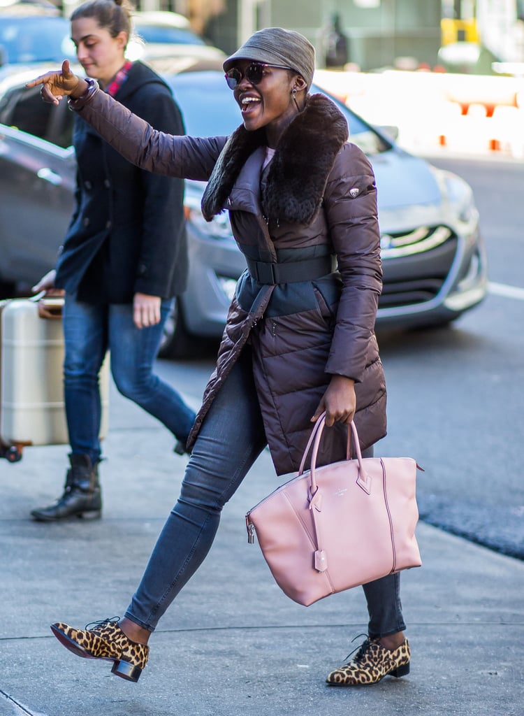 Lupita Nyong'o Out in NYC November 2015