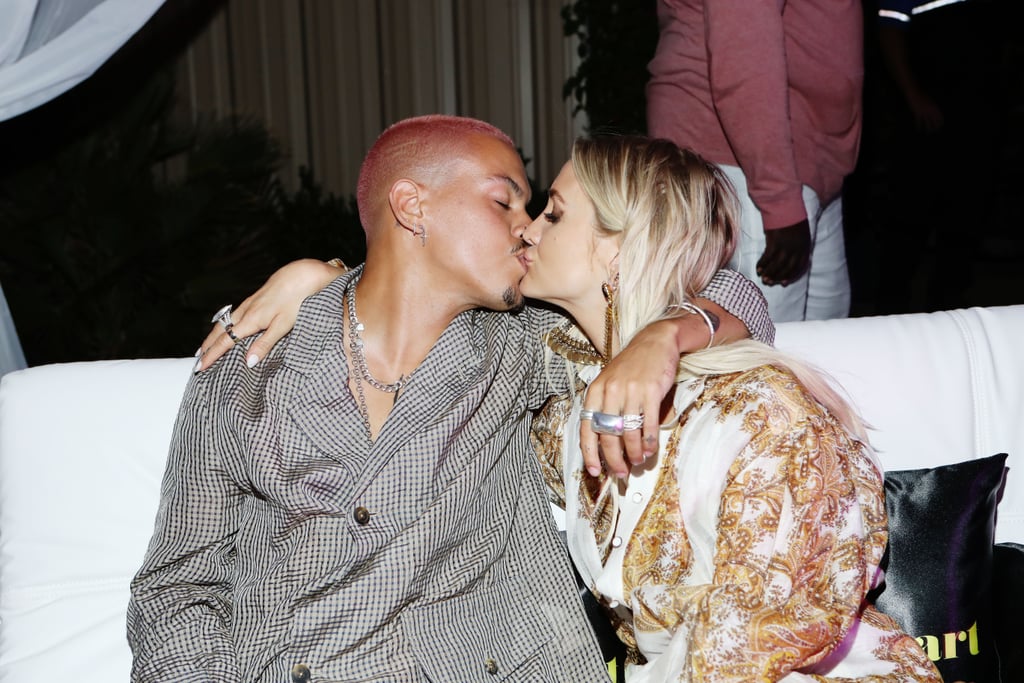 Evan Ross and Ashlee Simpson