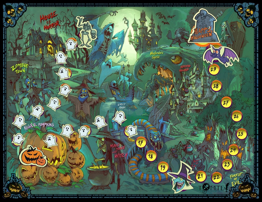 Kids Halloween Countdown Chart