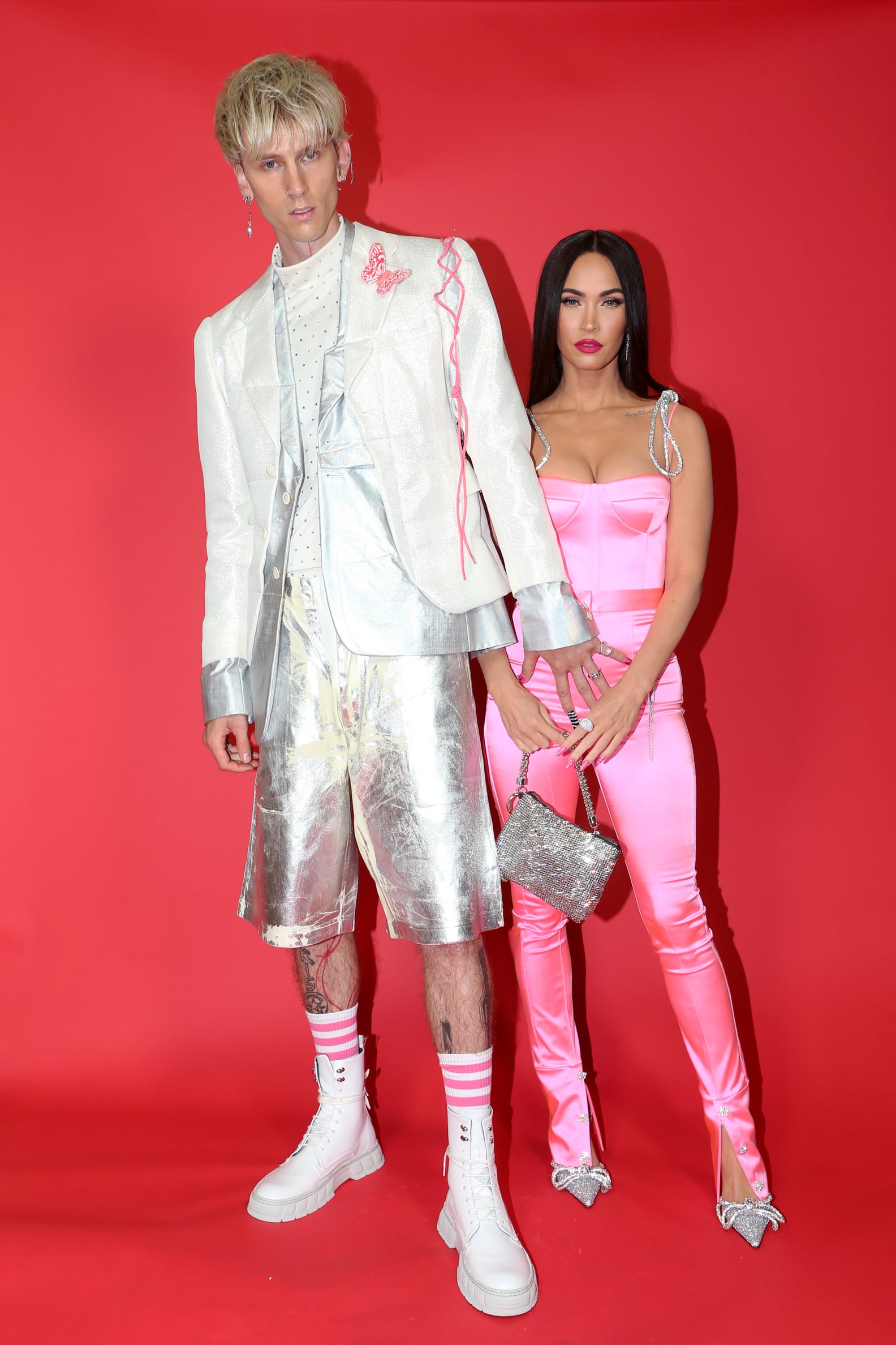 Megan Fox's Pink Outfit at the iHeartRadio Music Awards | POPSUGAR Fashion