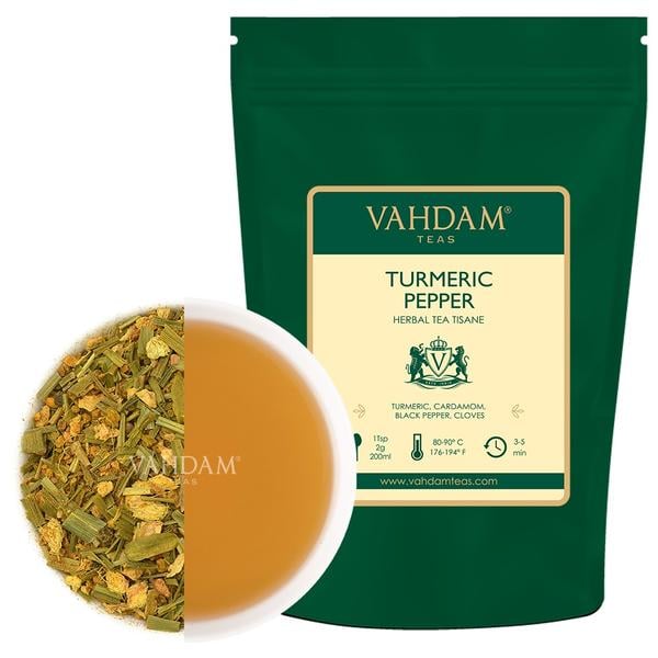 Turmeric Pepper Herbal Tea Tisane