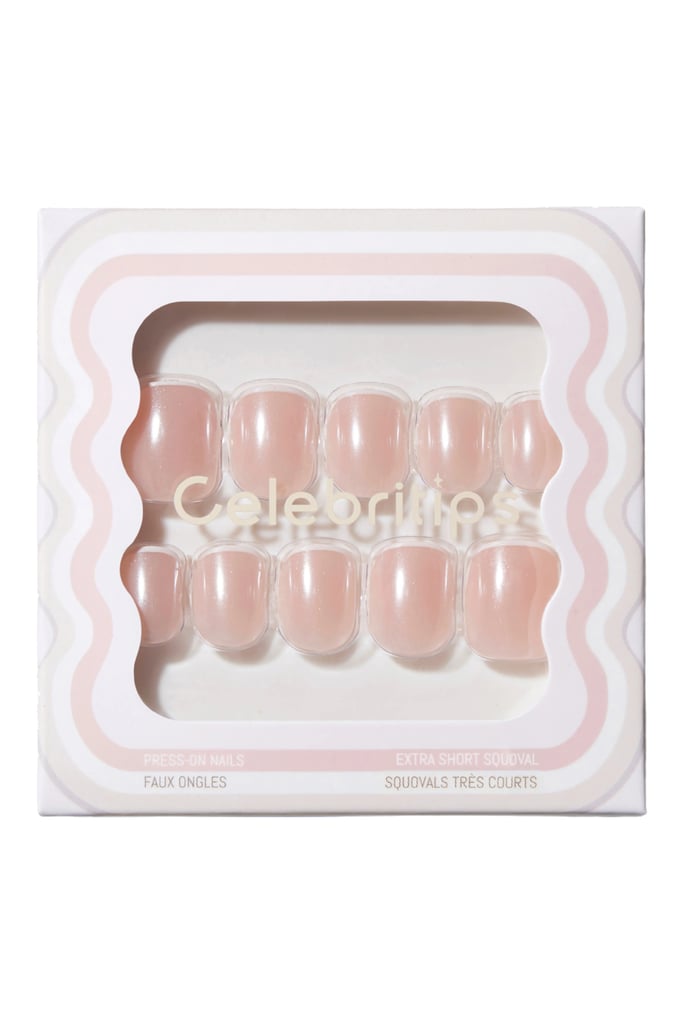 Celebritips Micro French Glaze Extra Short Press-On Nails