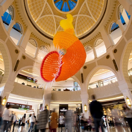 Jason Hackenworth Skyward Instillation Dubai Mall