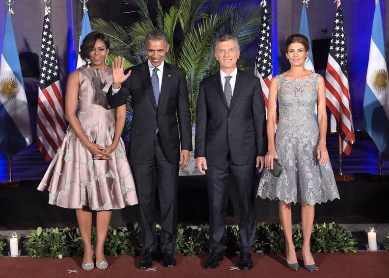 President Obama and the First Lady at the State Dinner