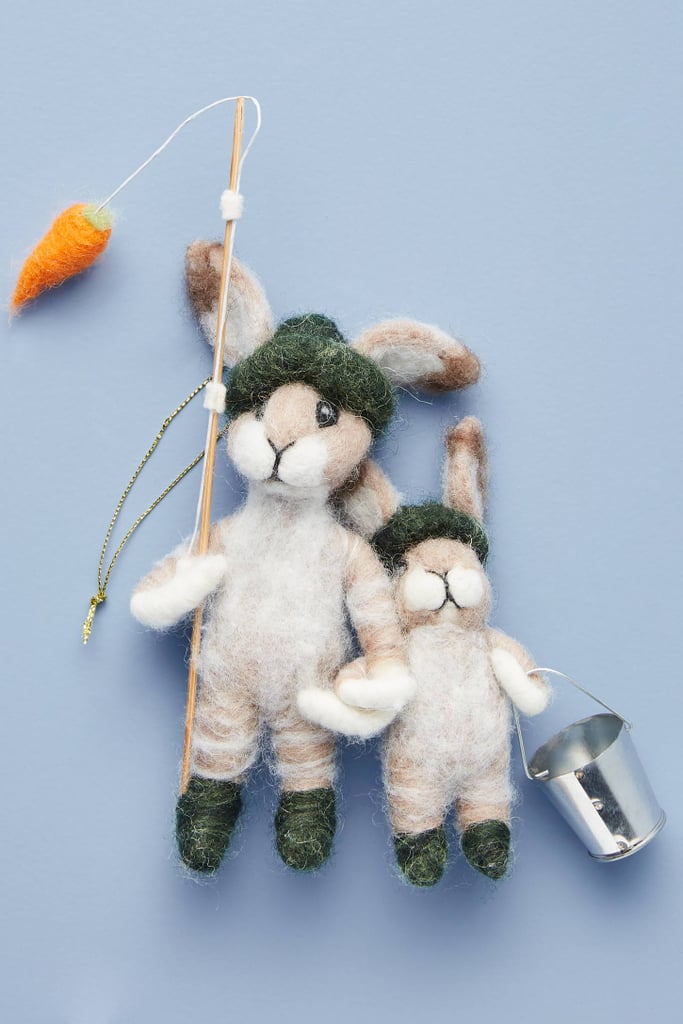 Artemis Fibre Art Fishing For Carrots Ornament