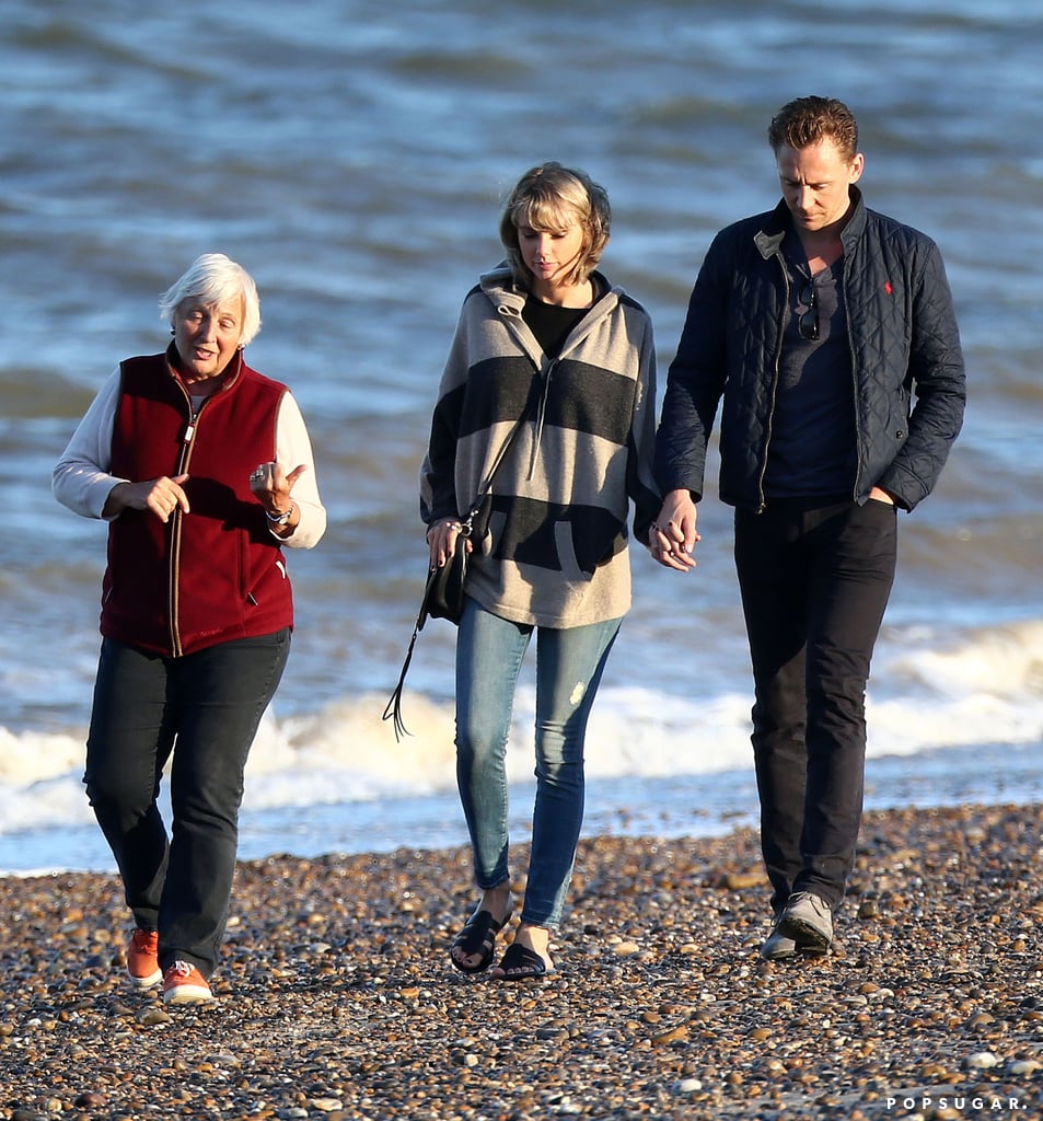 Taylor Swift and Tom Hiddleston With His Mom in the UK