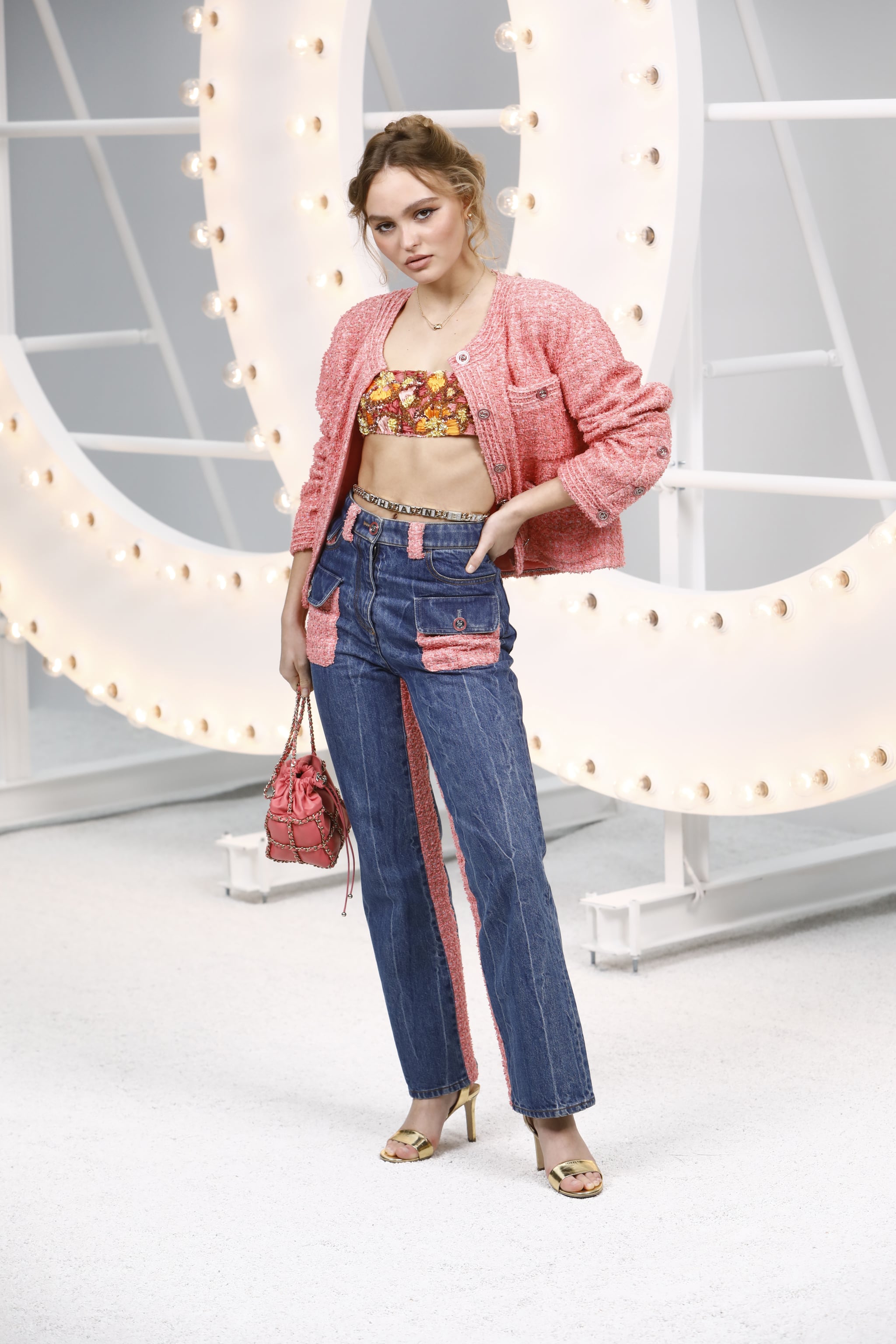 Lily-Rose Depp's Outfit at the Spring 2021 Chanel Show | POPSUGAR Fashion
