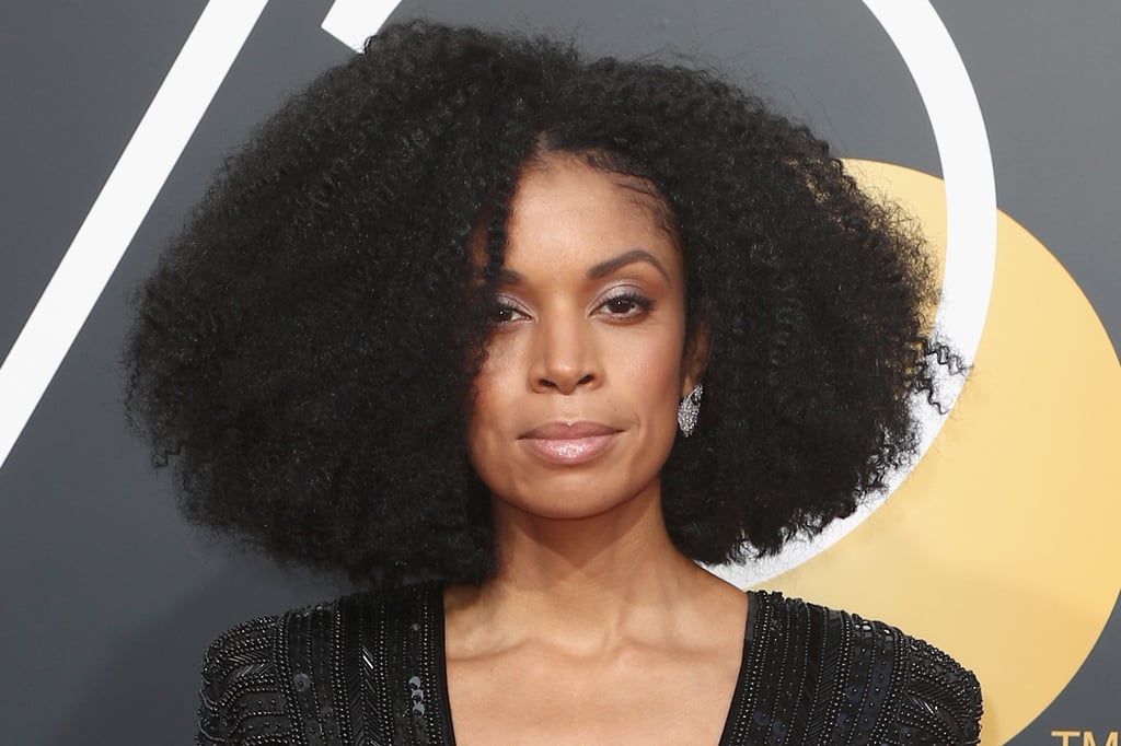 Susan Kelechi Watson at the 2018 Golden Globes | Natural Hair Moments