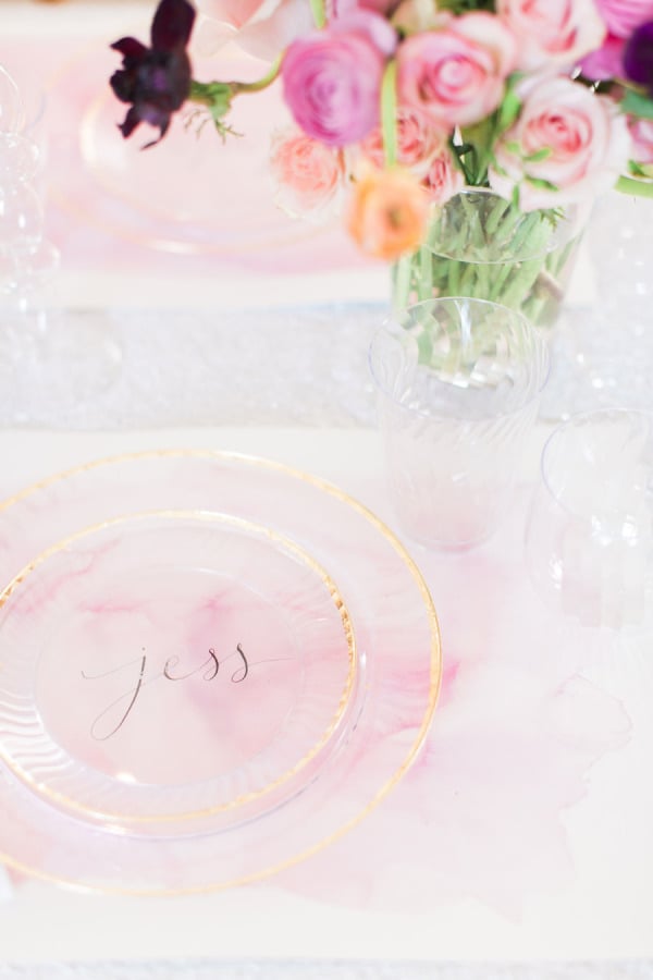 DIY WATERCOLOR PLACE MATS