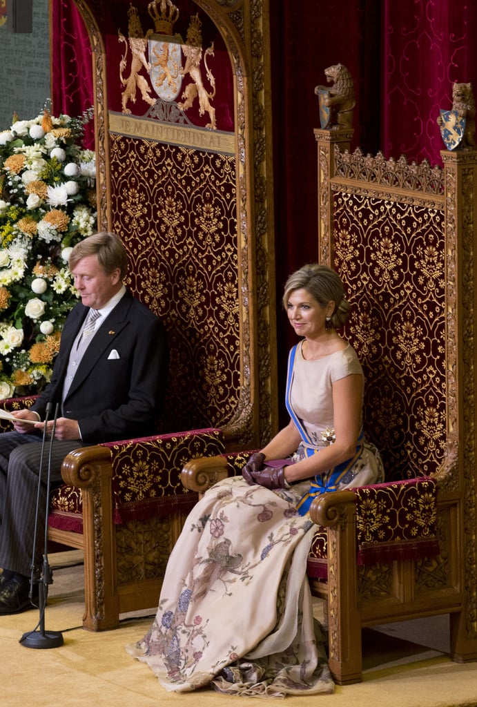 Queen Maxima at Hall of Knights in the Netherlands