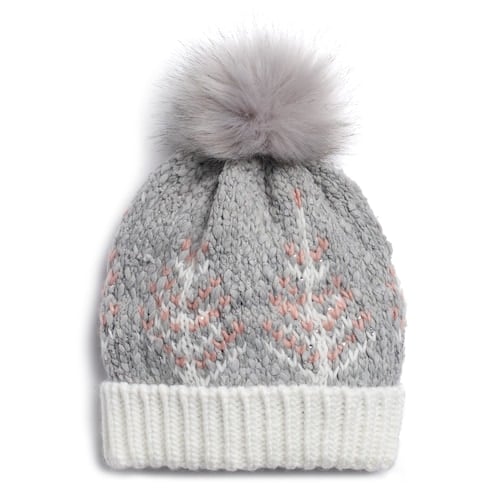 LC Lauren Conrad Knit Tree Pom Pom Beanie