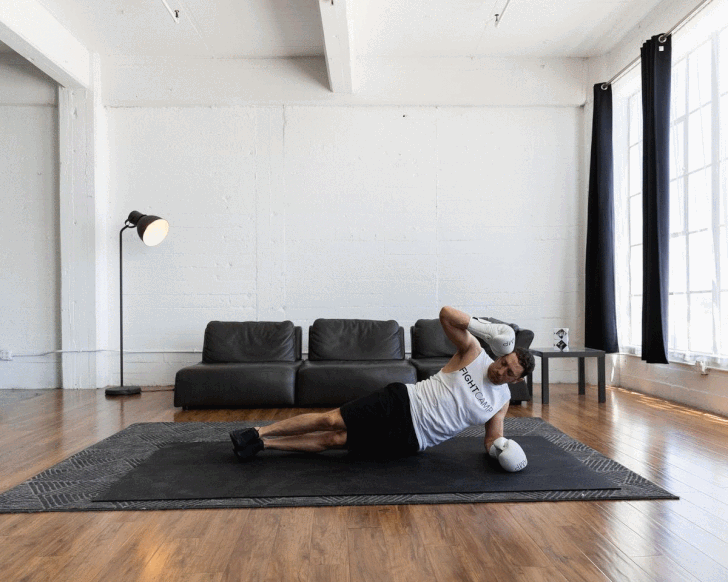 Side Plank HipUp Try This Trainer's FullBody AtHome Boxing Workout