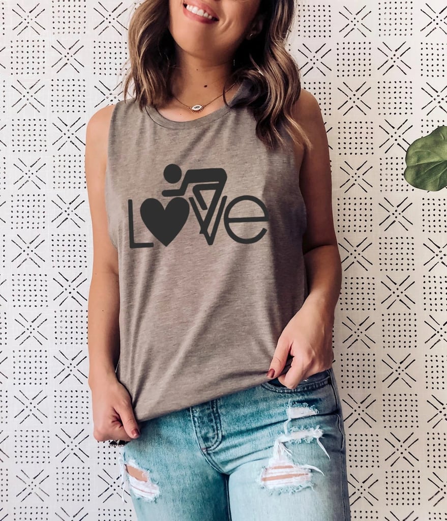 A Workout Tank: Marina Fit Love Cycle Fitness Tank